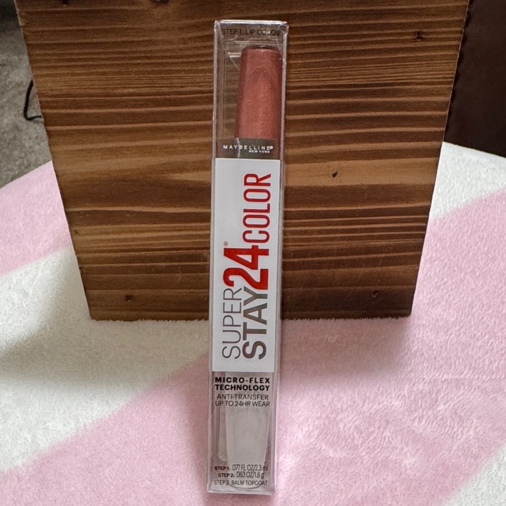 Maybelline SuperStay 24 Color Lipstick - Shimmery Rose Gold